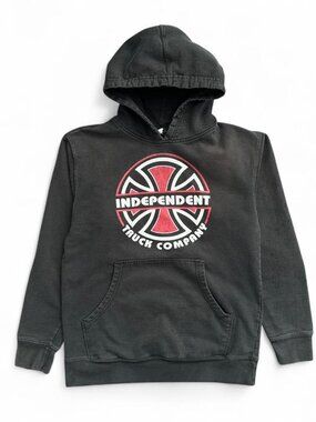 Independent Trucks Vintage Y2K Hoodie Sweatshirt Small Distressed